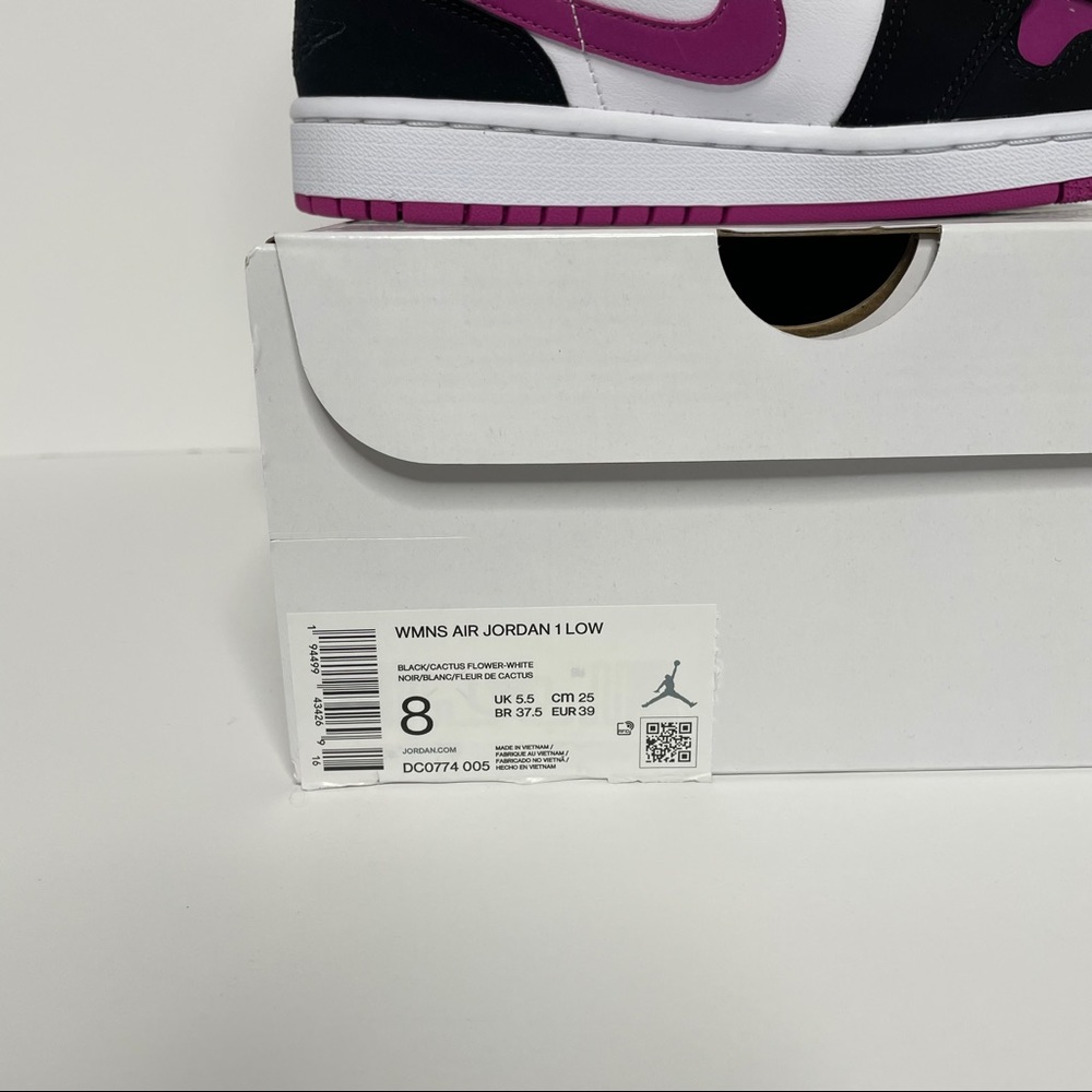 Nike Air Jordan 1 Retro Low “Cactus Flower” NEW - Picture 4 of 4